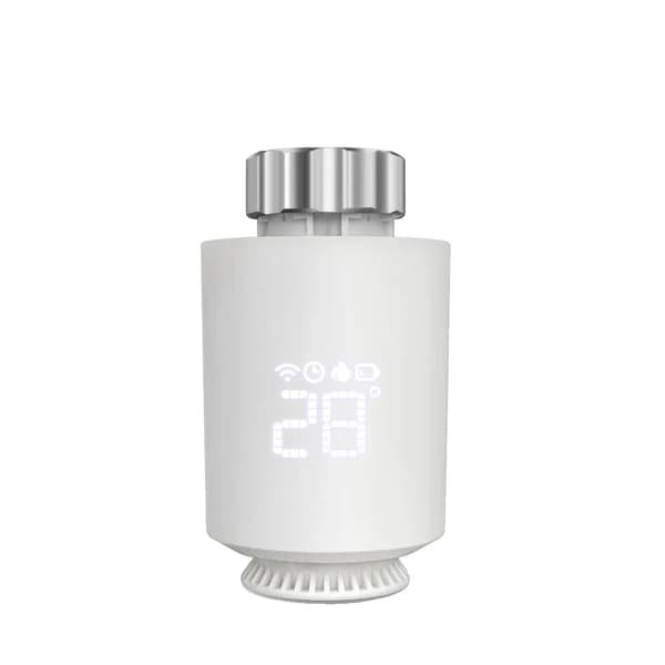 Termostatisk ventil, smart fjernbetjening, stemmeassistentkompatibel,TRV 1stk, 3.7V
