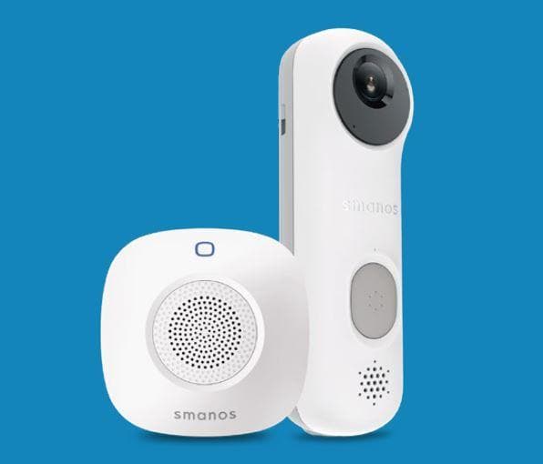 Smanos Smart Video Doorbell (Battery Plus) & Chime Kit