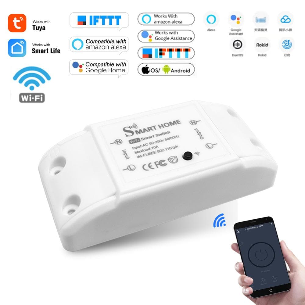 Praktiskt WiFi Smart Light Switch Trådlös Fjärrkontroll