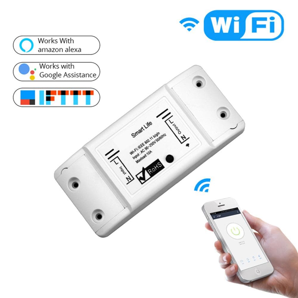 WiFi Smart Light Switch Universal Breaker Trådlös Fjärrkontroll