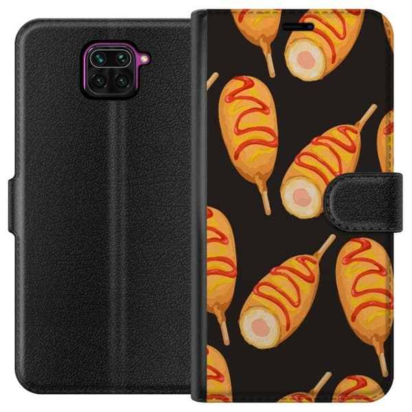 Plånboksfodral till Xiaomi Redmi Note 9 med Kycklingklubba motiv