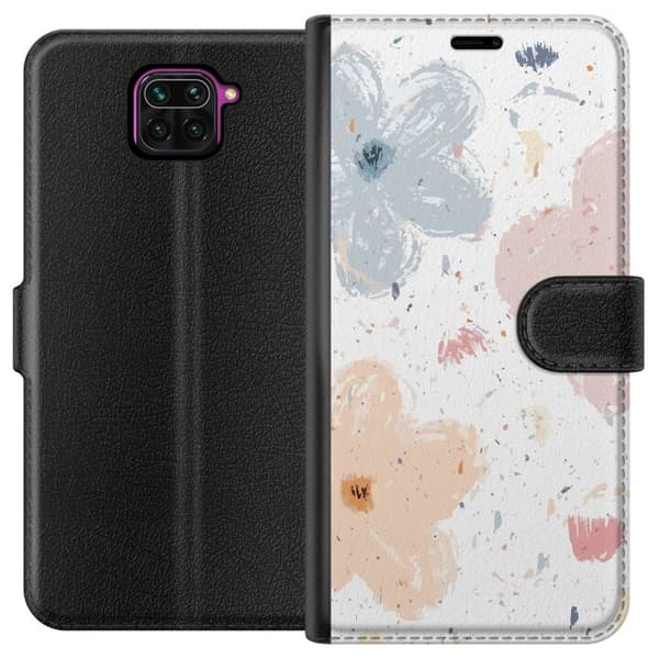 Plånboksfodral till Xiaomi Redmi Note 9 med Blommor motiv