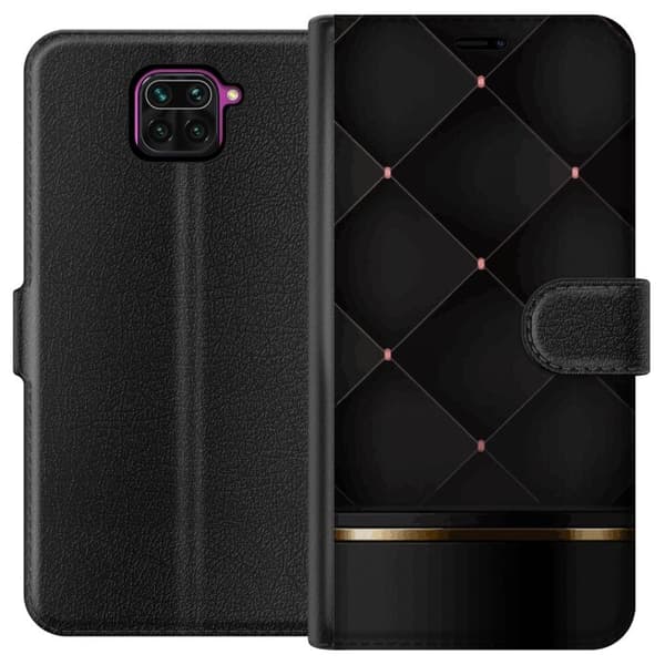 Plånboksfodral till Xiaomi Redmi Note 9 med Lyxig linje motiv
