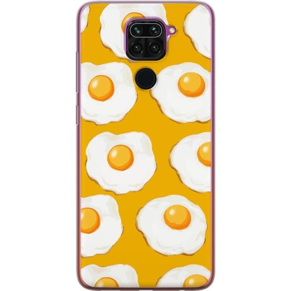 Mobilcover til Xiaomi Redmi Note 9 med Stegt æg motiv