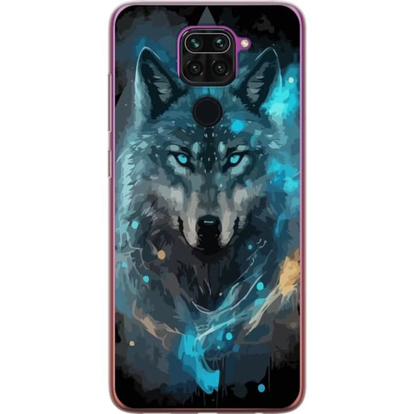 Mobilcover til Xiaomi Redmi Note 9 med Ulve motiv