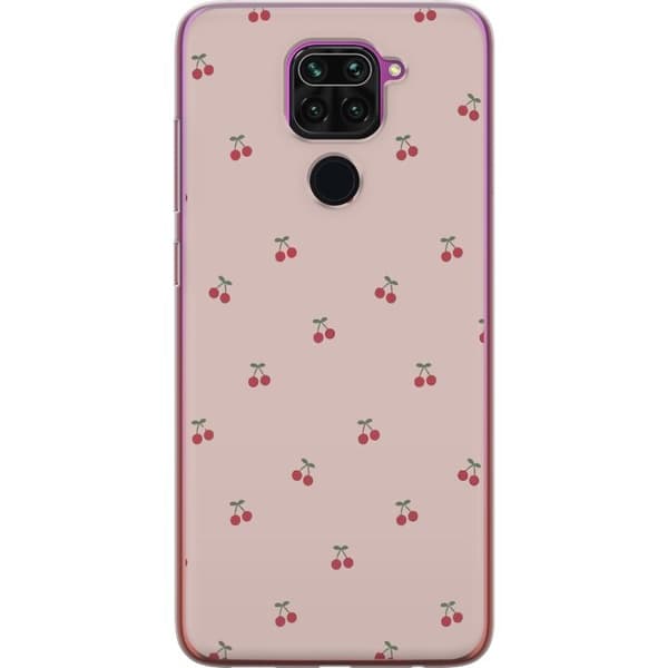 Mobilskal till Xiaomi Redmi Note 9 med Körsbär motiv