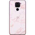 Miniatyrbillede 1 af 2: Mobilcover til Xiaomi Redmi Note 9 med Rosa Hjerte motiv