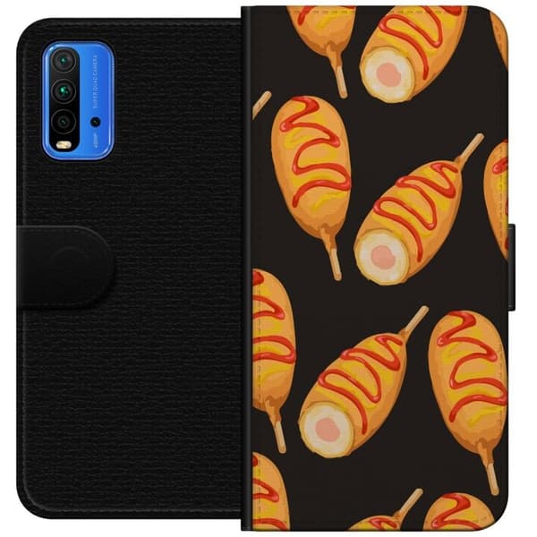 Plånboksfodral till Xiaomi Redmi Note 9 4G med Kycklingklubba motiv