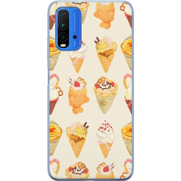 Mobilskal till Xiaomi Redmi Note 9 4G med Glassigt motiv