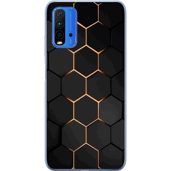 Mobilskal till Xiaomi Redmi Note 9 4G med Lyxigt Mönster motiv