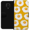 Miniatyrbillede 1 af 4: Tegnebogsetui til Xiaomi Redmi Note 9S med Stegt æg motiv