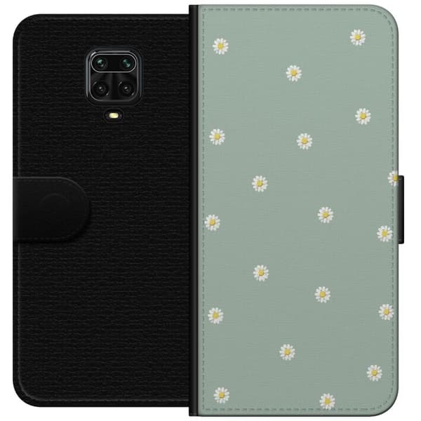 Lompakkokotelo Xiaomi Redmi Note 9S-laitteelle, jossa on Papinkello kuvio