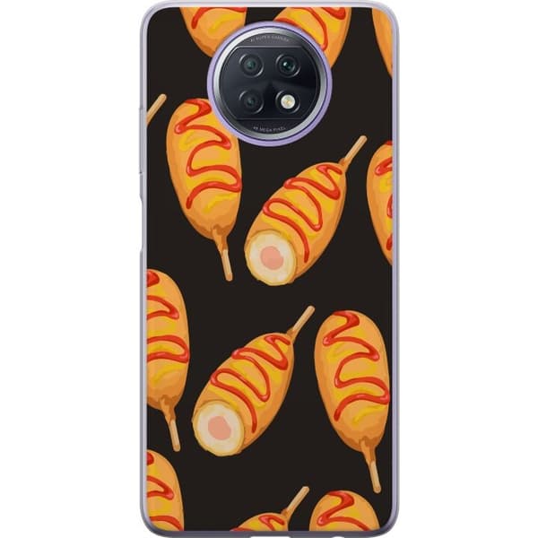 Mobilcover til Xiaomi Redmi Note 9T med Kyllingedrumstick motiv