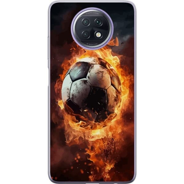 Mobilskal till Xiaomi Redmi Note 9T med Fotboll motiv