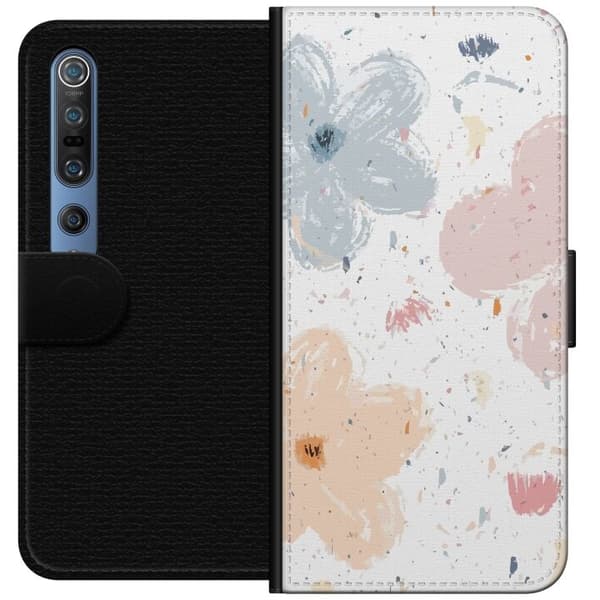 Plånboksfodral till Xiaomi Mi 10 Pro 5G med Blommor motiv
