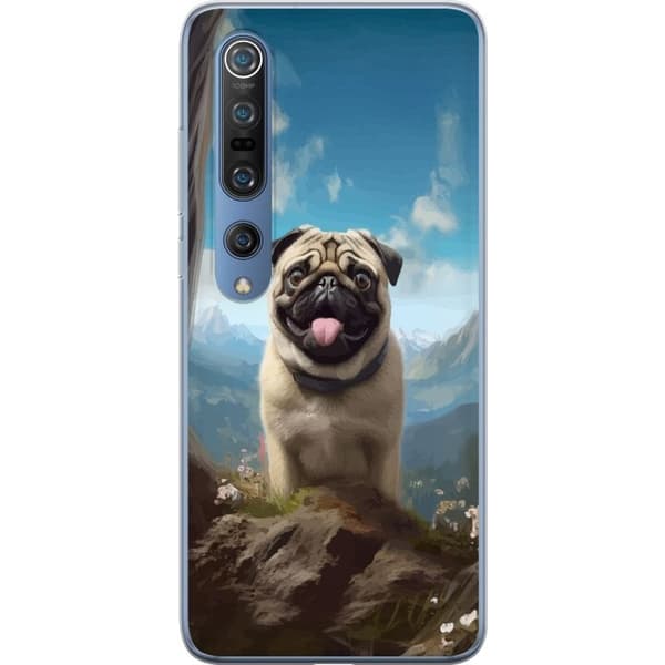 Kännykkäkuori Xiaomi Mi 10 Pro 5G-laitteelle, jossa on Iloinen Koira kuvio