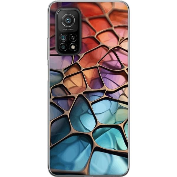Mobildeksel til Xiaomi Mi 10T Pro 5G med Metalliskt mønster motiv