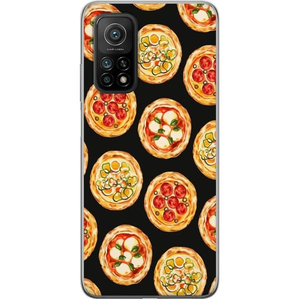 Kännykkäkuori Xiaomi Mi 10T Pro 5G-laitteelle, jossa on Pizza kuvio