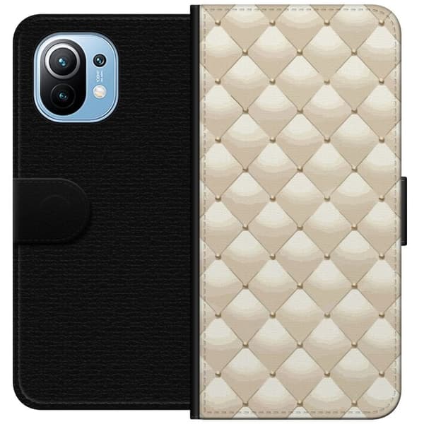 Lommeboketui til Xiaomi Mi 11 med Gullglans motiv
