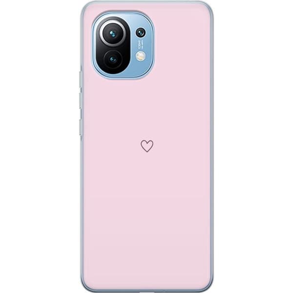 Mobildeksel til Xiaomi Mi 11 med Hjerte motiv