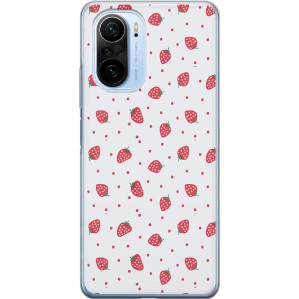 Mobilskal till Xiaomi Mi 11i med Jordgubbar motiv