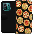 Pikkukuva 1 / 4: Lompakkokotelo Xiaomi Mi 11 Pro-laitteelle, jossa on Pizza kuvio