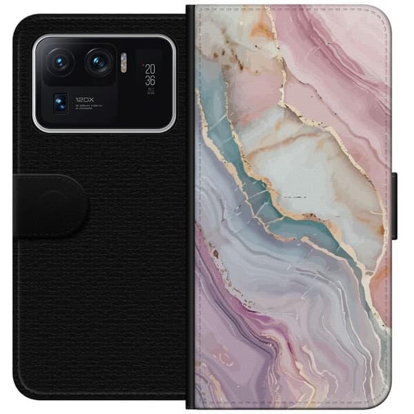 Tegnebogsetui til Xiaomi Mi 11 Ultra med Marmor motiv