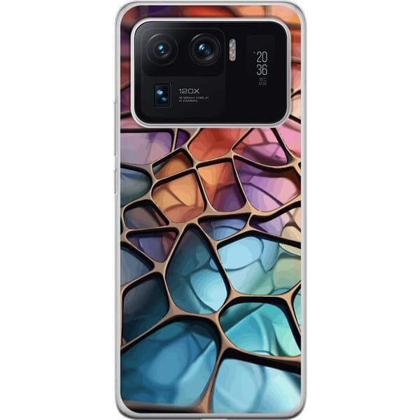 Mobilskal till Xiaomi Mi 11 Ultra med Metalliskt mönster motiv