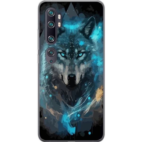 Mobilcover til Xiaomi Mi Note 10 med Ulve motiv