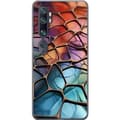 Miniatyrbillede 1 af 2: Mobilcover til Xiaomi Mi Note 10 med Metallict mønster motiv