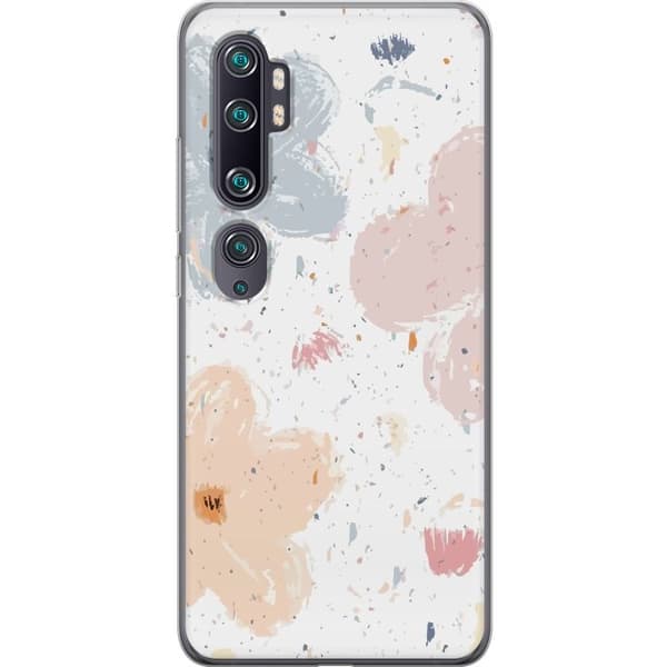 Kännykkäkuori Xiaomi Mi Note 10-laitteelle, jossa on Kukat kuvio