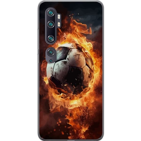 Mobilskal till Xiaomi Mi Note 10 med Fotboll motiv