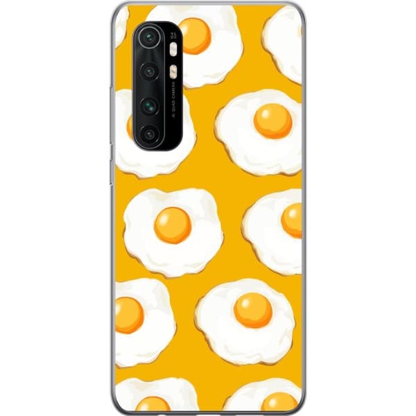 Mobilcover til Xiaomi Mi Note 10 Lite med Stegt æg motiv