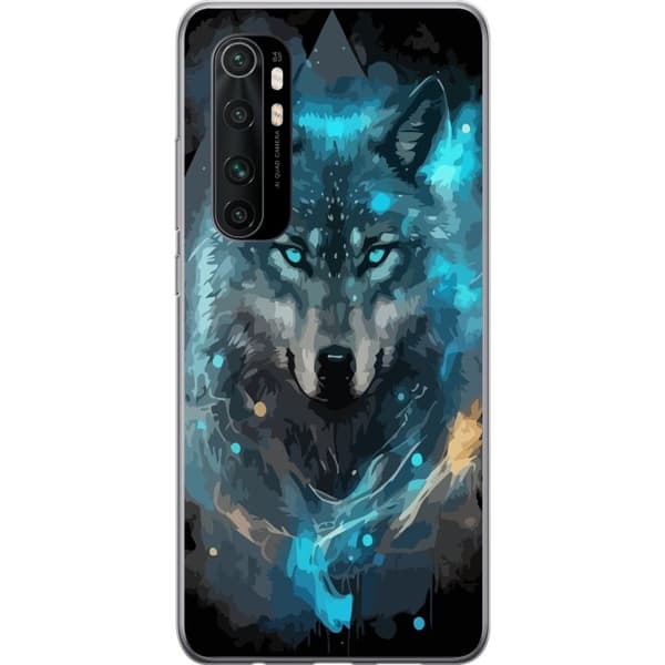 Mobilcover til Xiaomi Mi Note 10 Lite med Ulve motiv