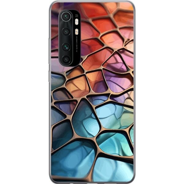 Mobilcover til Xiaomi Mi Note 10 Lite med Metallict mønster motiv