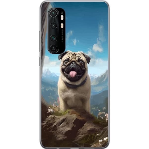 Mobilcover til Xiaomi Mi Note 10 Lite med Glad Hund motiv