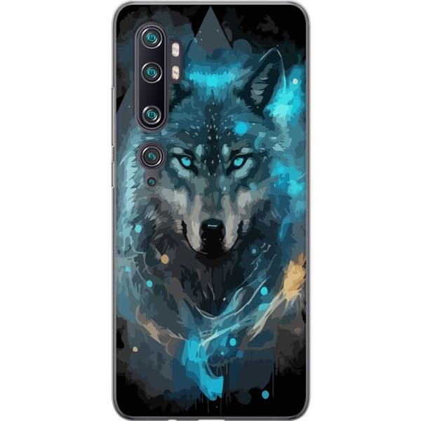 Mobilcover til Xiaomi Mi Note 10 Pro med Ulve motiv