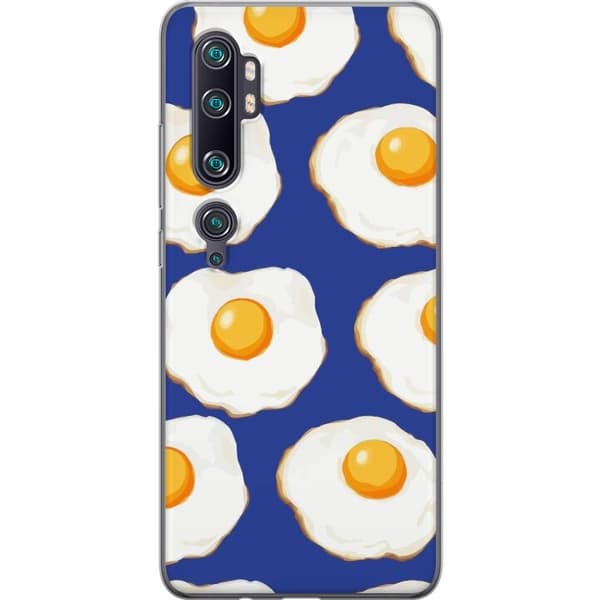 Mobildeksel til Xiaomi Mi Note 10 Pro med Stekte egg motiv