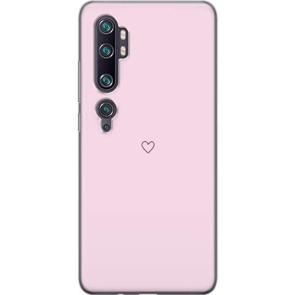Mobilskal till Xiaomi Mi Note 10 Pro med Hjärta motiv