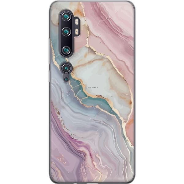 Mobildeksel til Xiaomi Mi Note 10 Pro med Marmor motiv