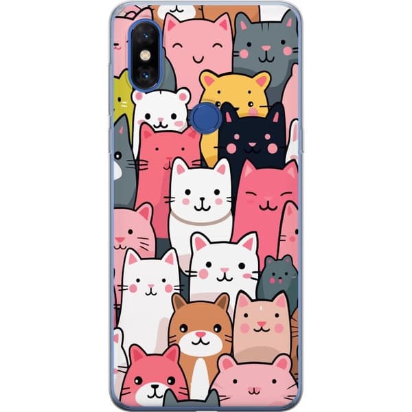 Mobilcover til Xiaomi Mi Mix 3 med Katte mønster motiv