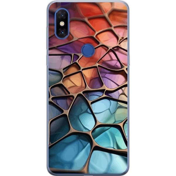Mobilcover til Xiaomi Mi Mix 3 med Metallict mønster motiv