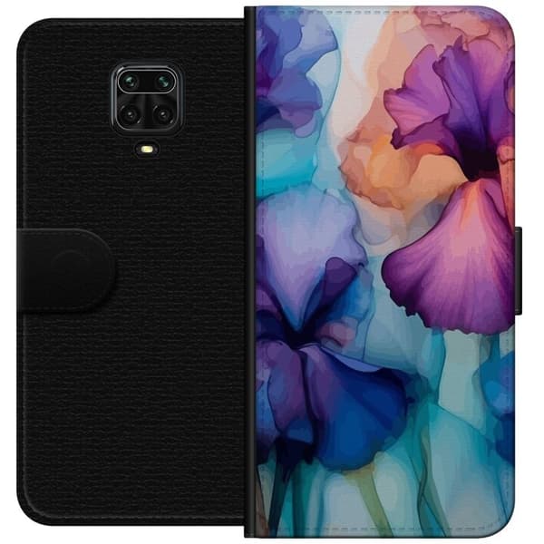 Lommeboketui til Xiaomi Redmi Note 9 Pro med Magiske blomster motiv