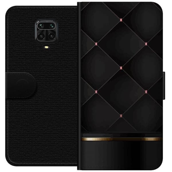 Plånboksfodral till Xiaomi Redmi Note 9 Pro med Lyxig linje motiv