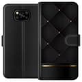 Miniatyrbillede 1 af 4: Tegnebogsetui til Xiaomi Poco X3 NFC med Luksuslinje motiv