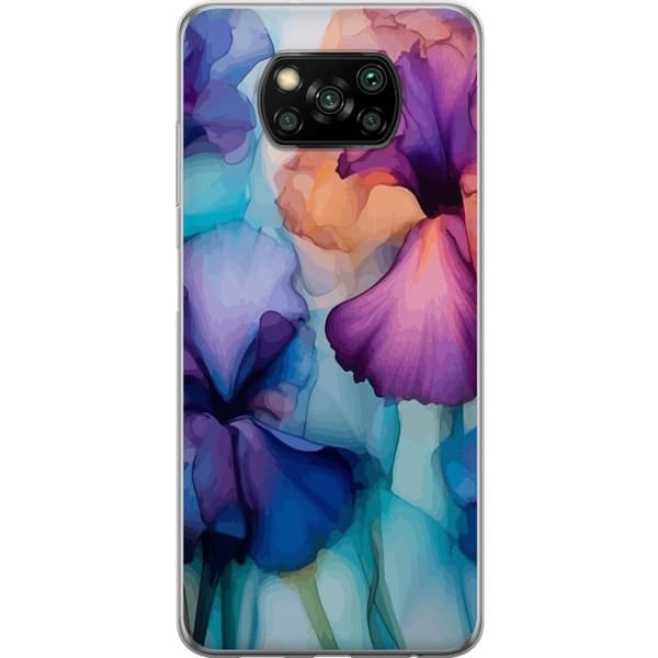 Mobildeksel til Xiaomi Poco X3 NFC med Magiske blomster motiv