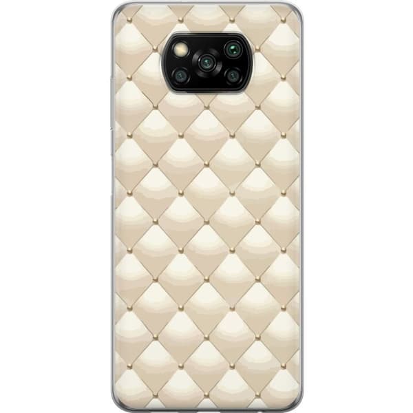 Mobildeksel til Xiaomi Poco X3 NFC med Gullglans motiv
