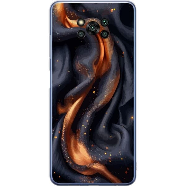 Mobilcover til Xiaomi Poco X3 Pro med Brandigt silke motiv