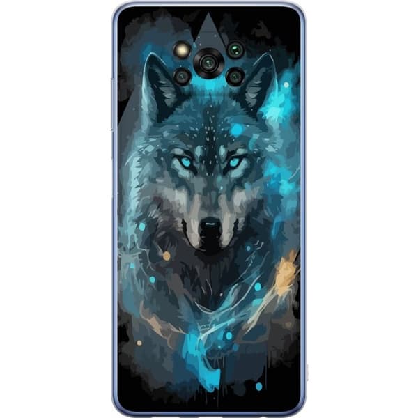 Mobilcover til Xiaomi Poco X3 Pro med Ulve motiv