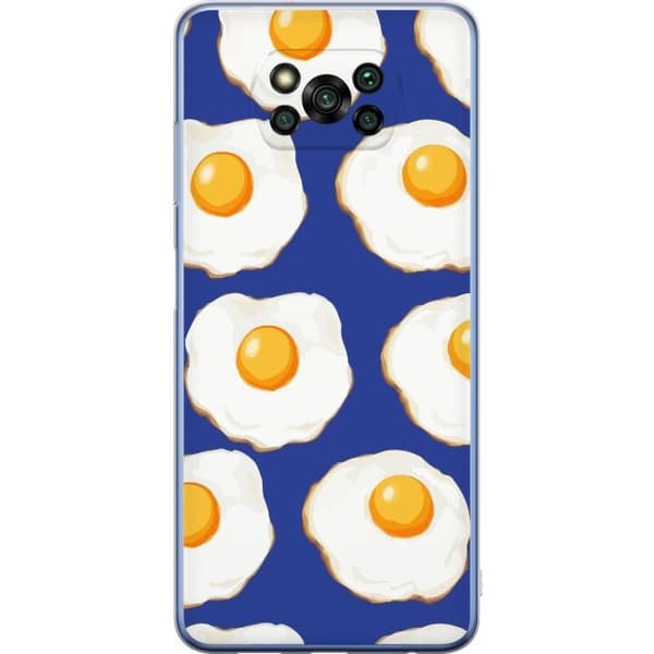 Mobilcover til Xiaomi Poco X3 Pro med Stegte æg motiv
